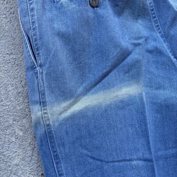 Deadstock Dockers Jeans Men's 31x32 Pleated Denim Levis Classic Fit Vintage NOS - Picture 11 of 13